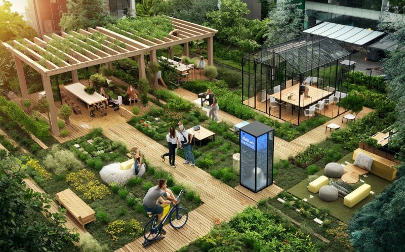 La Pépinière : L'aménagement de bureau futuriste