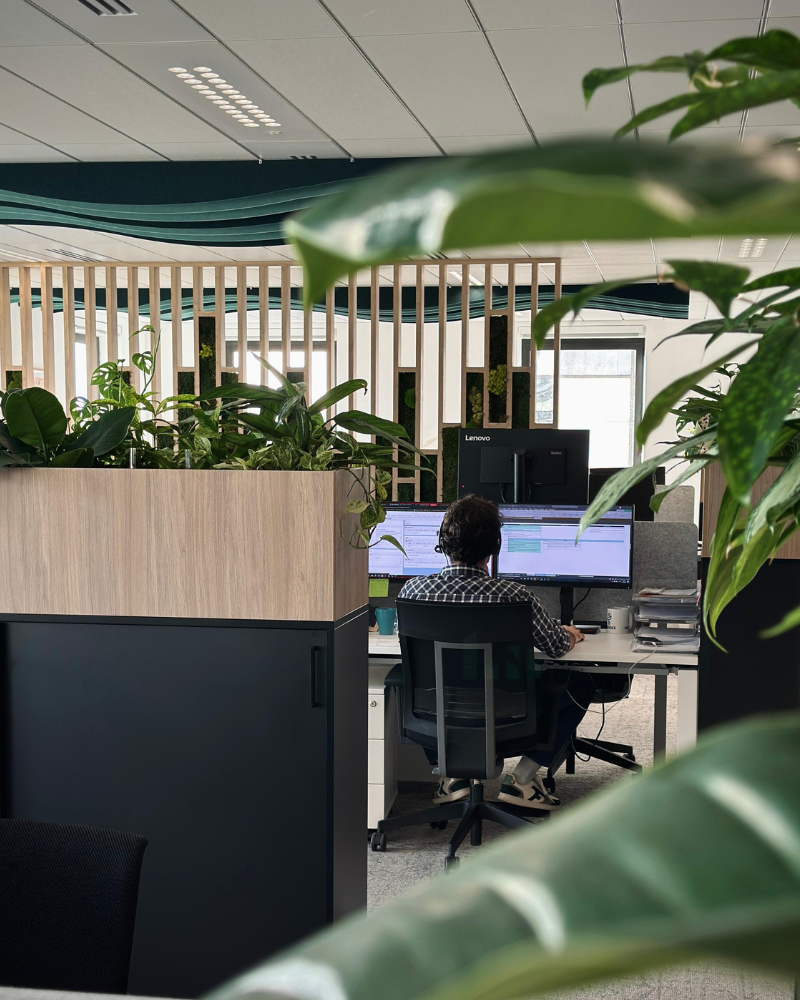 Jardinières surélevées pour les bureaux Innergex à Lyon