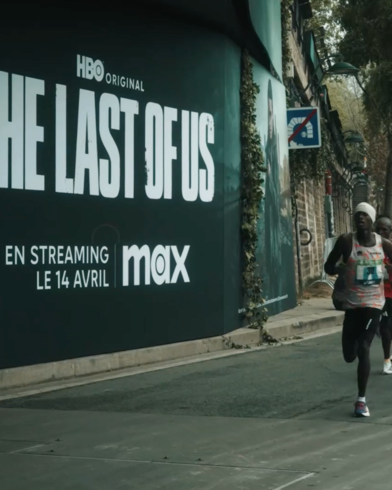Une végétalisation Last of Us pour le Marathon de Paris