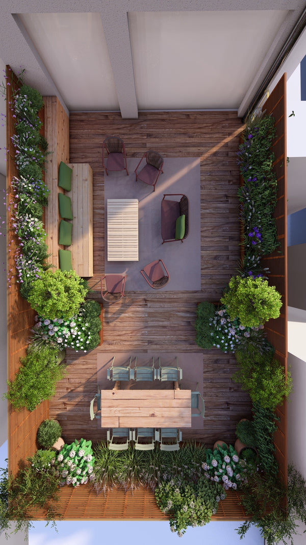 Terrasse végétalisée