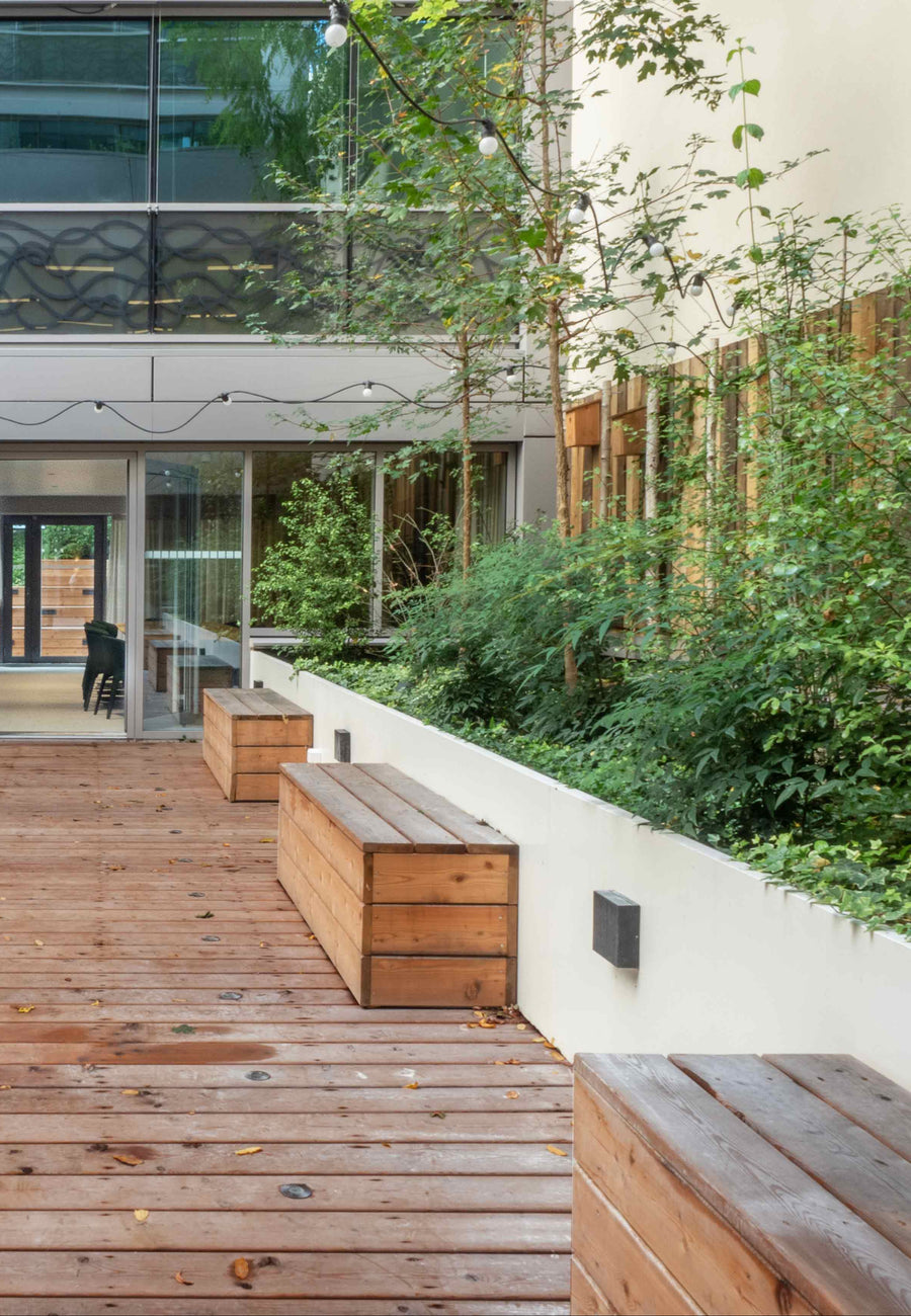 paysagiste terrasse jardin bureau parisien