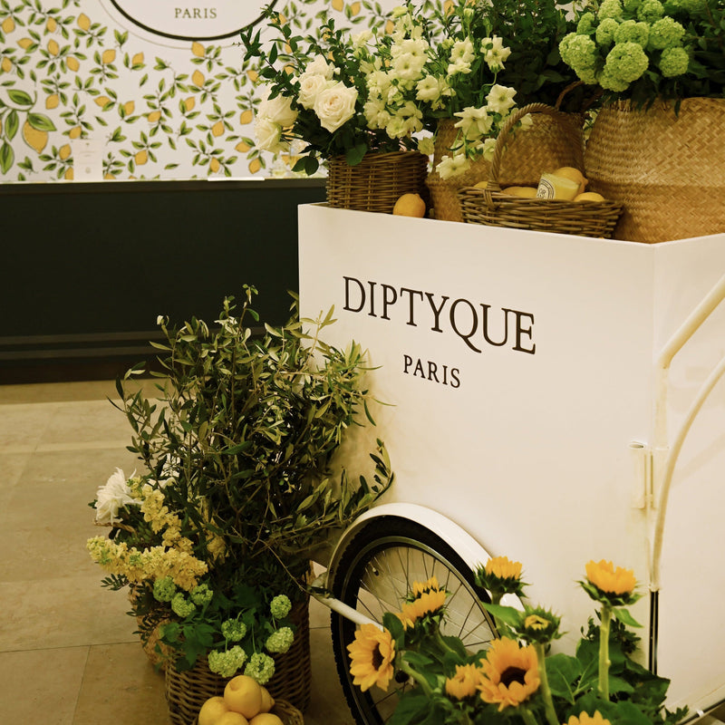 Diptyque decor fleurs
