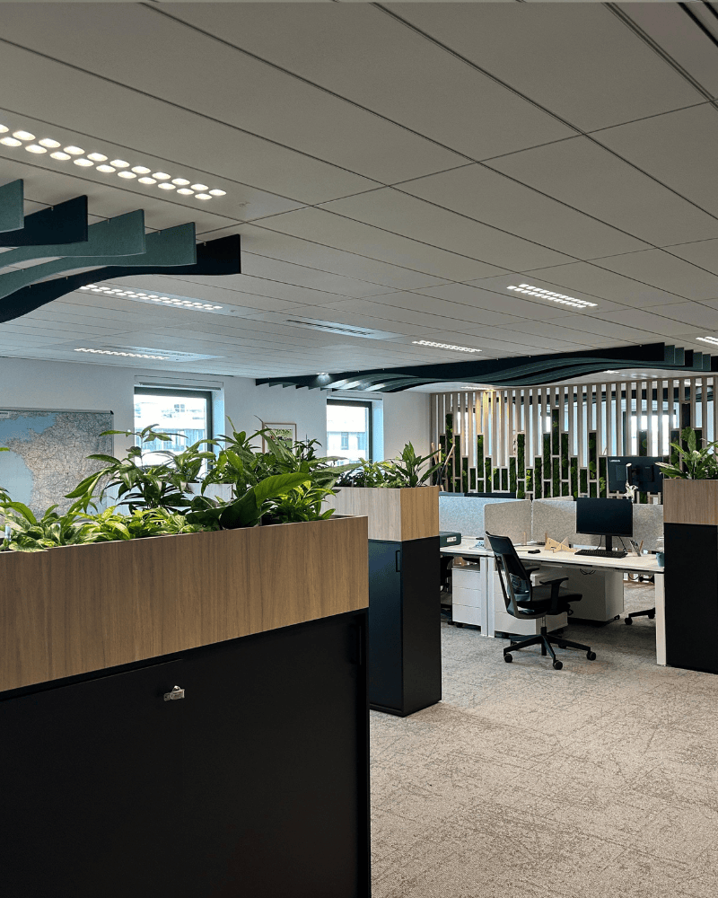 Innergex Control Center Végétalisation des bureaux d'Innergex à Lyon | POUSSE