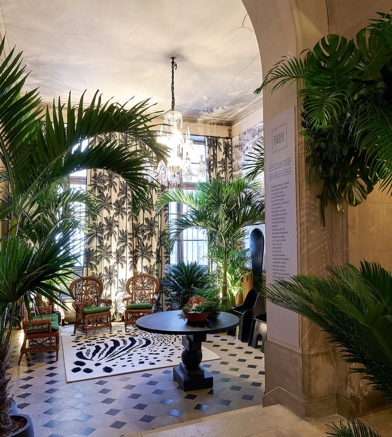 Scénographie végétale pour la Maison Pierre Frey à Paris | POUSSE