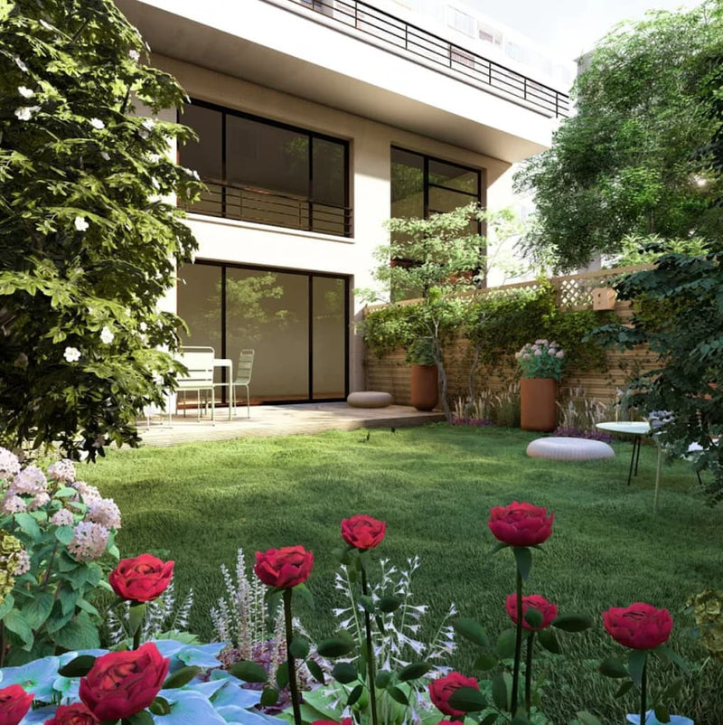 Jardin avec gazon à StCloud