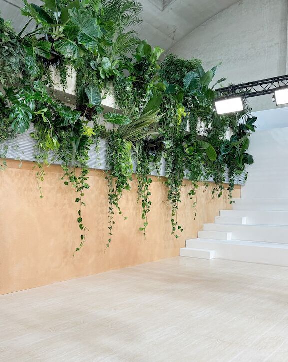 installation event pousse defile chloe haute couture paris