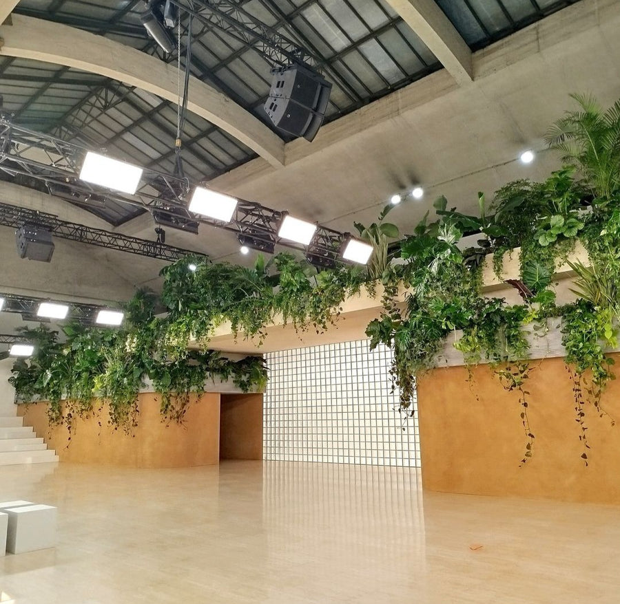 scenographie vegetale plante pousse haute couture